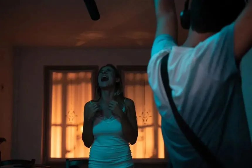 Dietro le quinte sul set